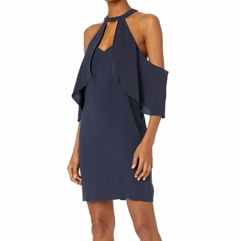 BCBG max azria cold shoulder size small dress.